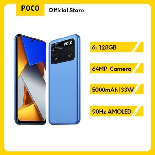 Poco M4 Pro 6GB + 128GB 64MP 5000mAh 4G NFC Smartphone - Cool Blue