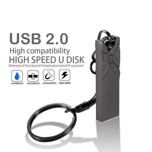 Generic 128GB Metal Usb Flash Drive 3D Embossment